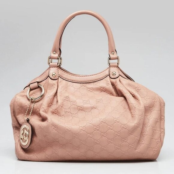 Gucci Blush Pink Guccissima Leather Medium Sukey Tote Bag - Picture 2 of 11